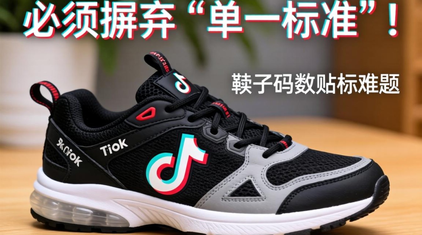 TikTok 鞋子尺码标签怎么贴