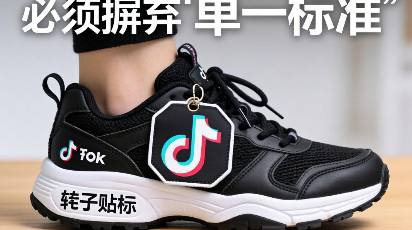 TikTok 鞋子尺码标签怎么贴