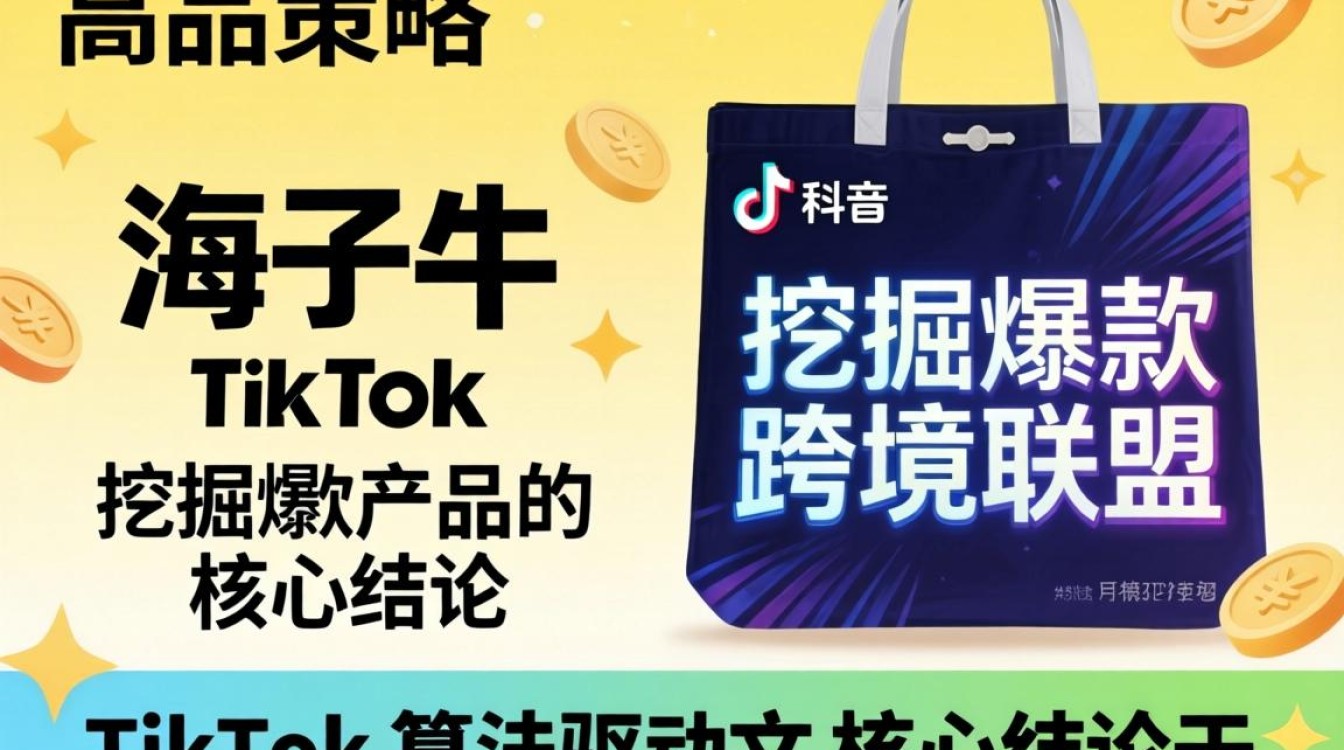 选品策略海子牛tiktok跨境联盟挖掘爆款产品