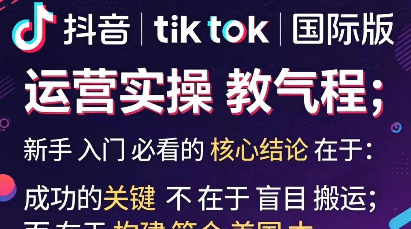 抖音美方 TikTok 国际版怎么运营