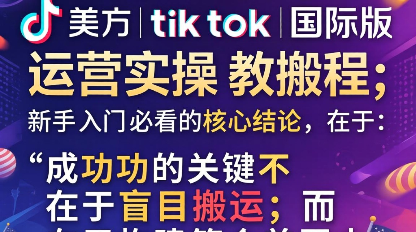 抖音美方 TikTok 国际版怎么运营