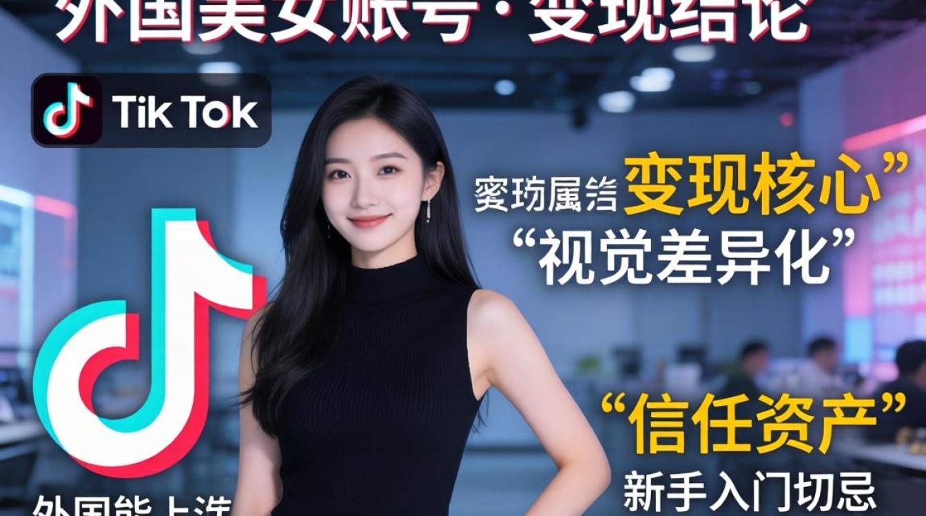 外国美女刷 TikTok 怎么变现