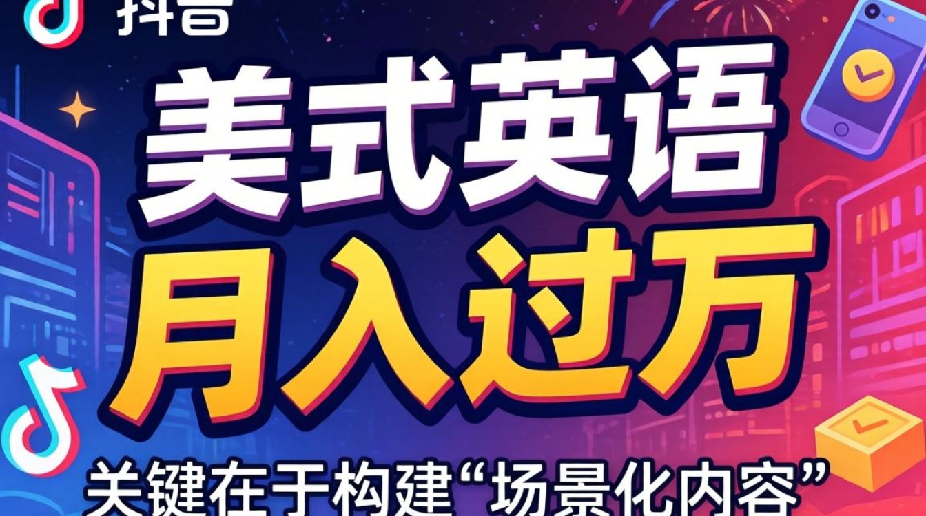 TikTok 学美式英语 变现技巧
