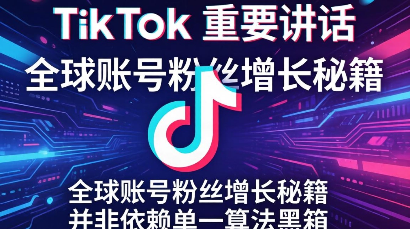 TikTok 重要讲话全球账号粉丝增长秘籍