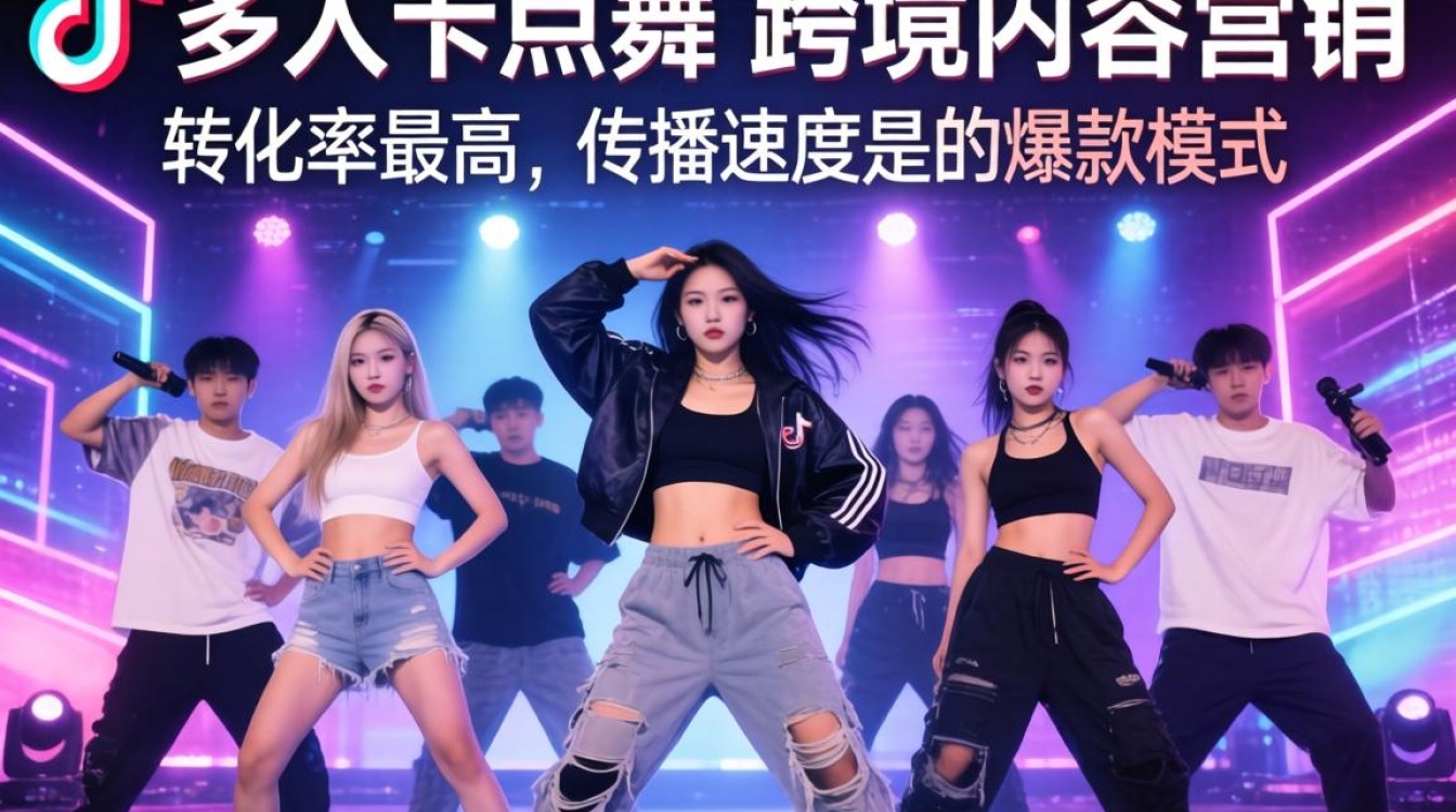 TikTok 多人卡点舞怎么做