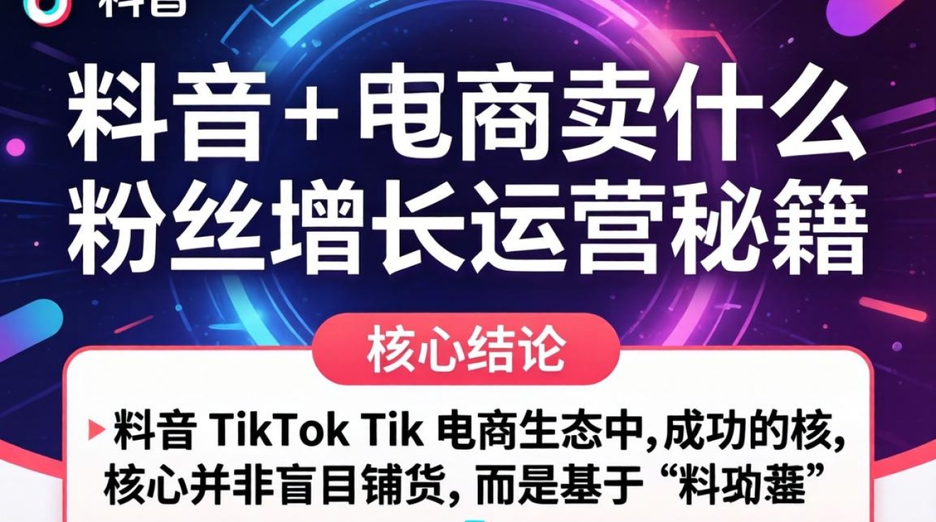TikTok 电商卖什么