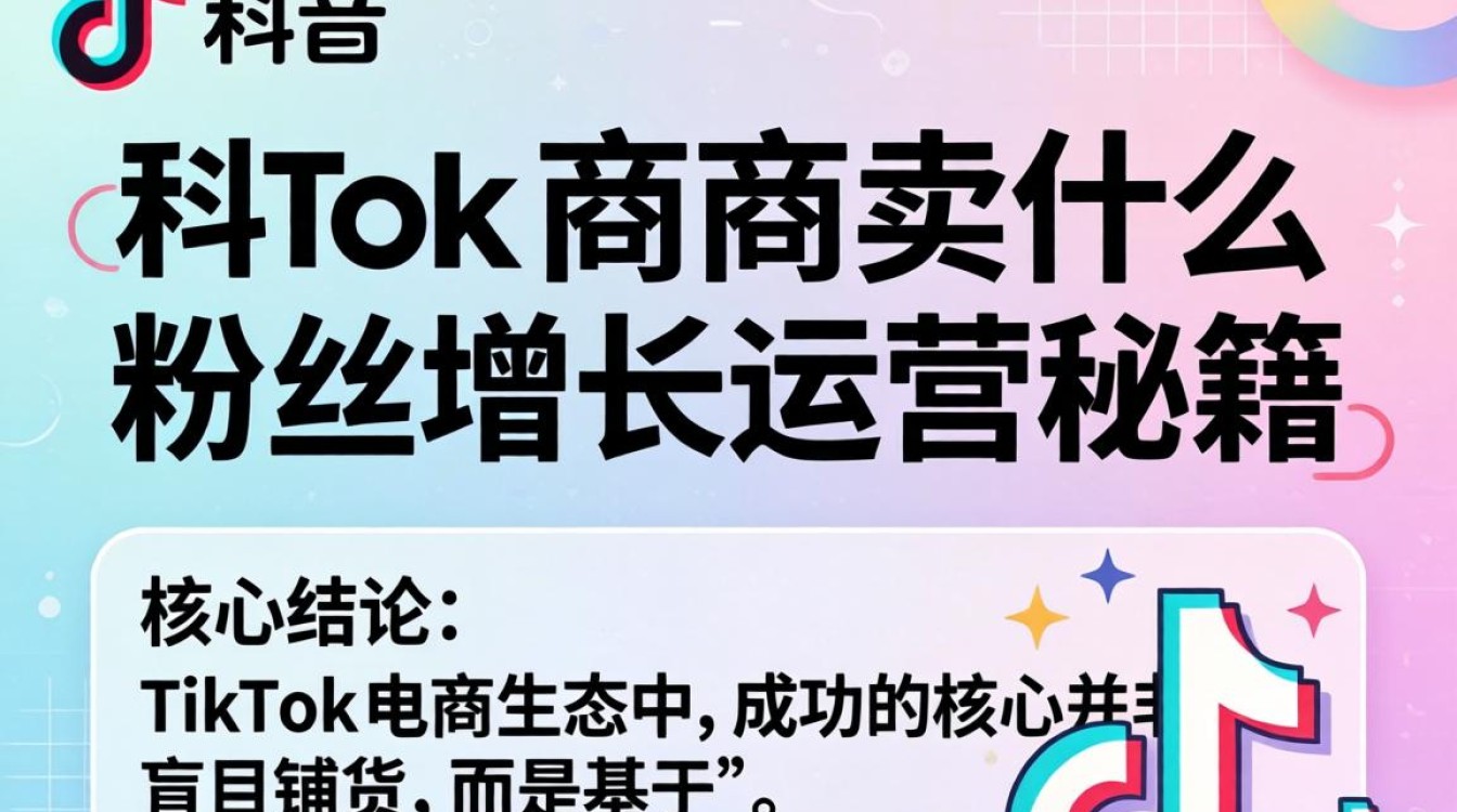 TikTok 电商卖什么