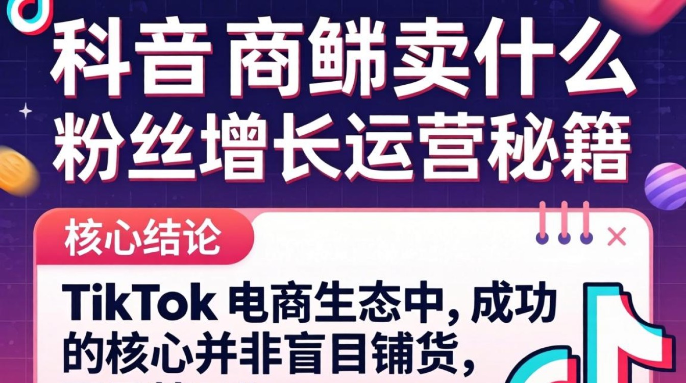 TikTok 电商卖什么