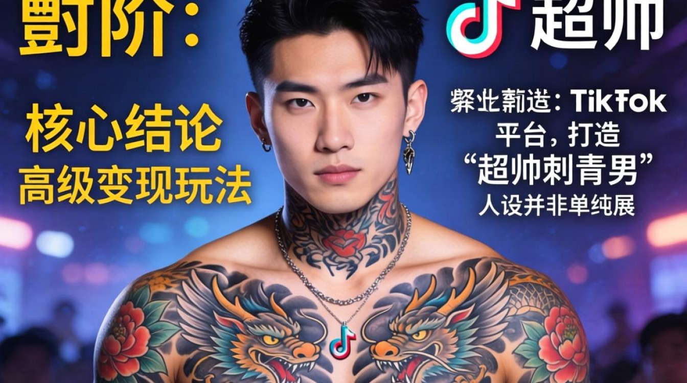 运营进阶超帅tiktok刺青男高级变现玩法