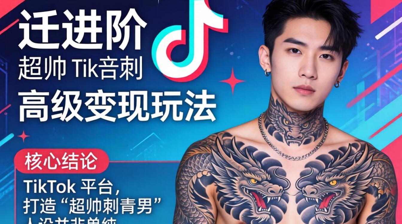 运营进阶超帅tiktok刺青男高级变现玩法