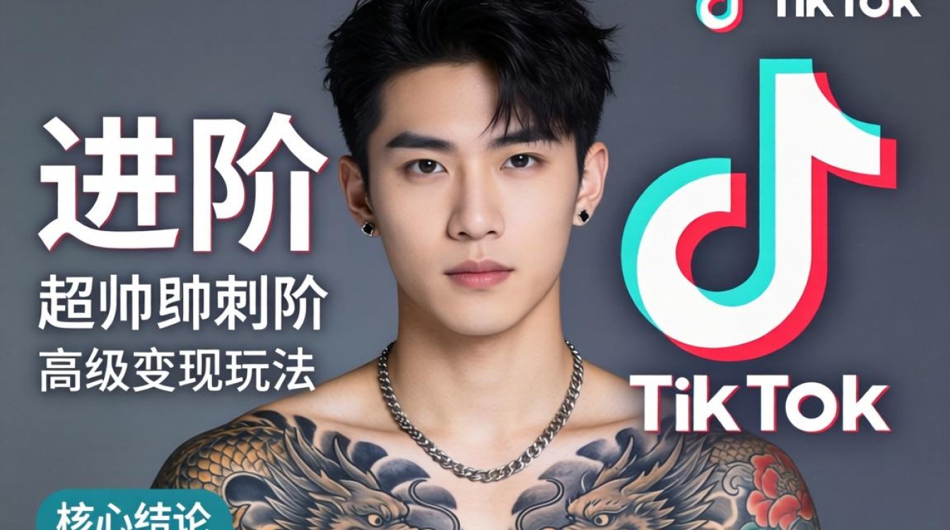 运营进阶超帅tiktok刺青男高级变现玩法