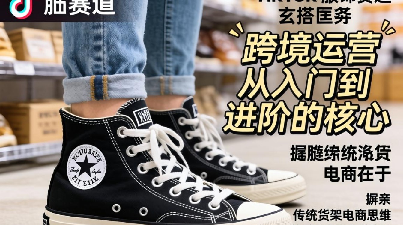 TikTok 穿搭匡威 跨境运营从入门到进阶