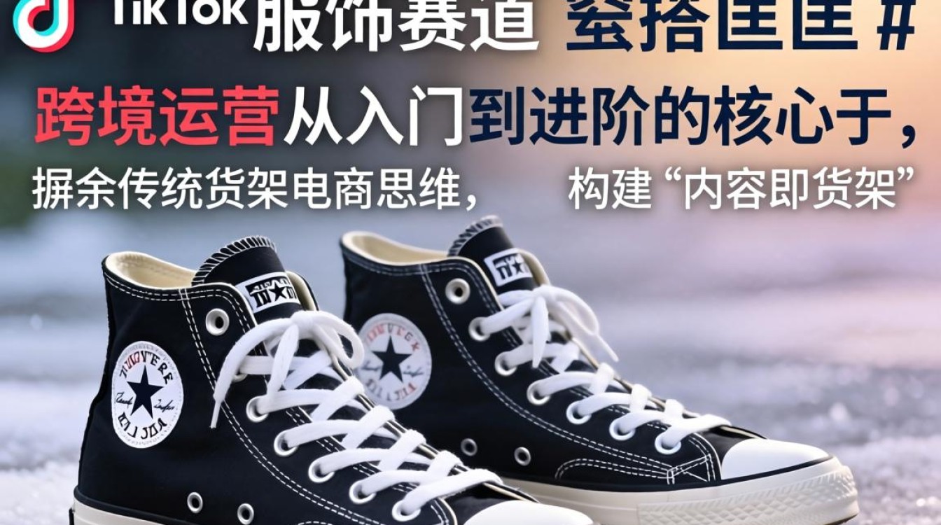 TikTok 穿搭匡威 跨境运营从入门到进阶