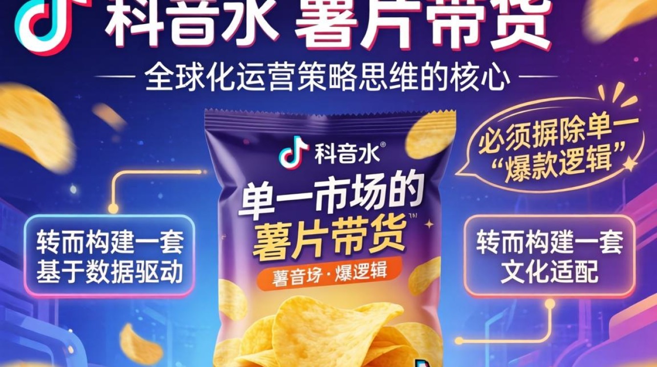 TikTok 薯片带货全球运营策略