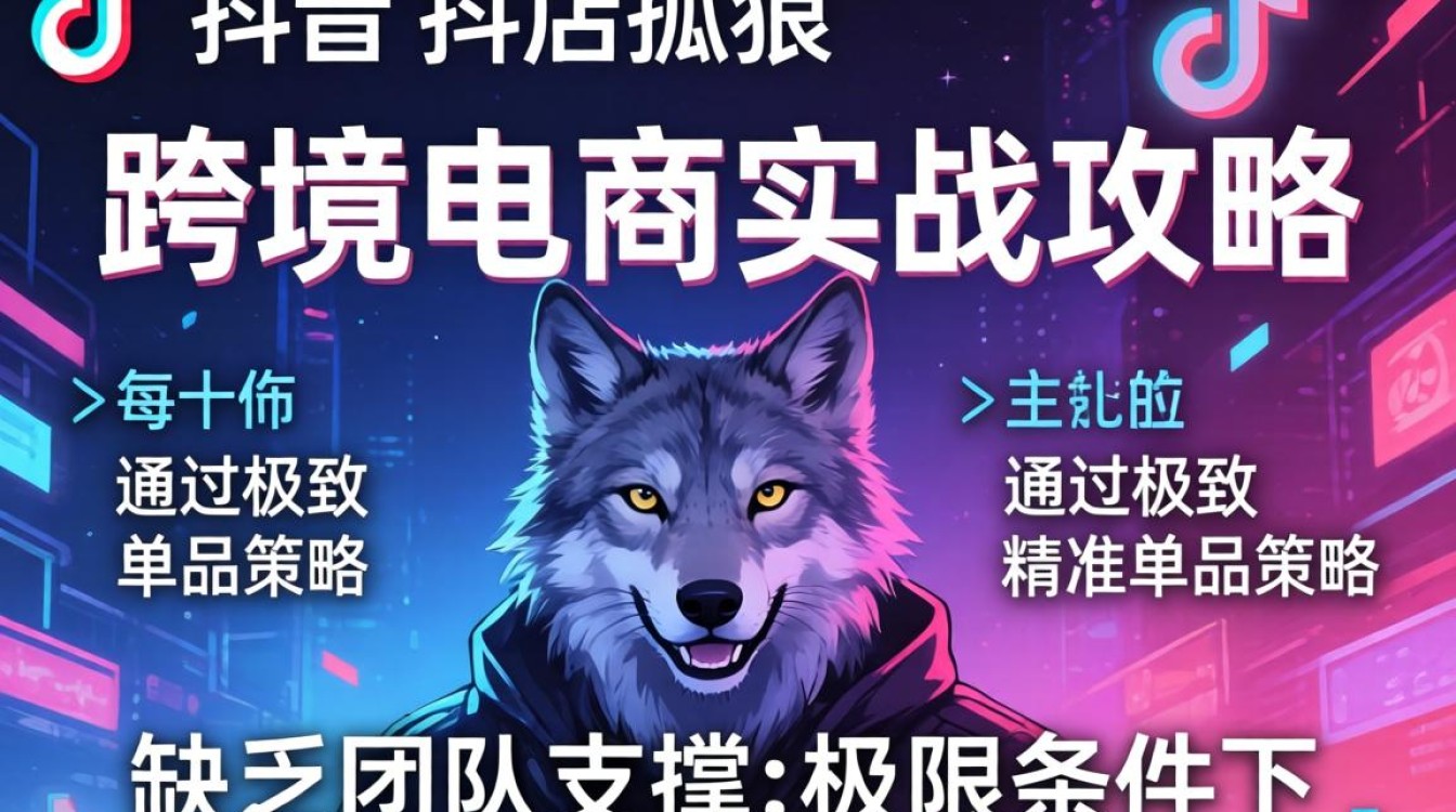 TikTok 抖店孤狼跨境电商实战攻略怎么做