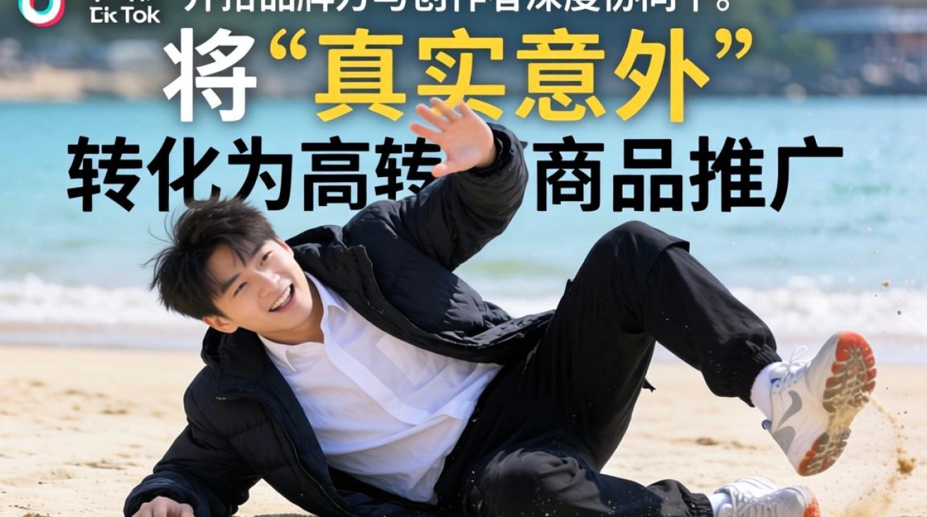 商品推广崔秀彬tiktok摔倒