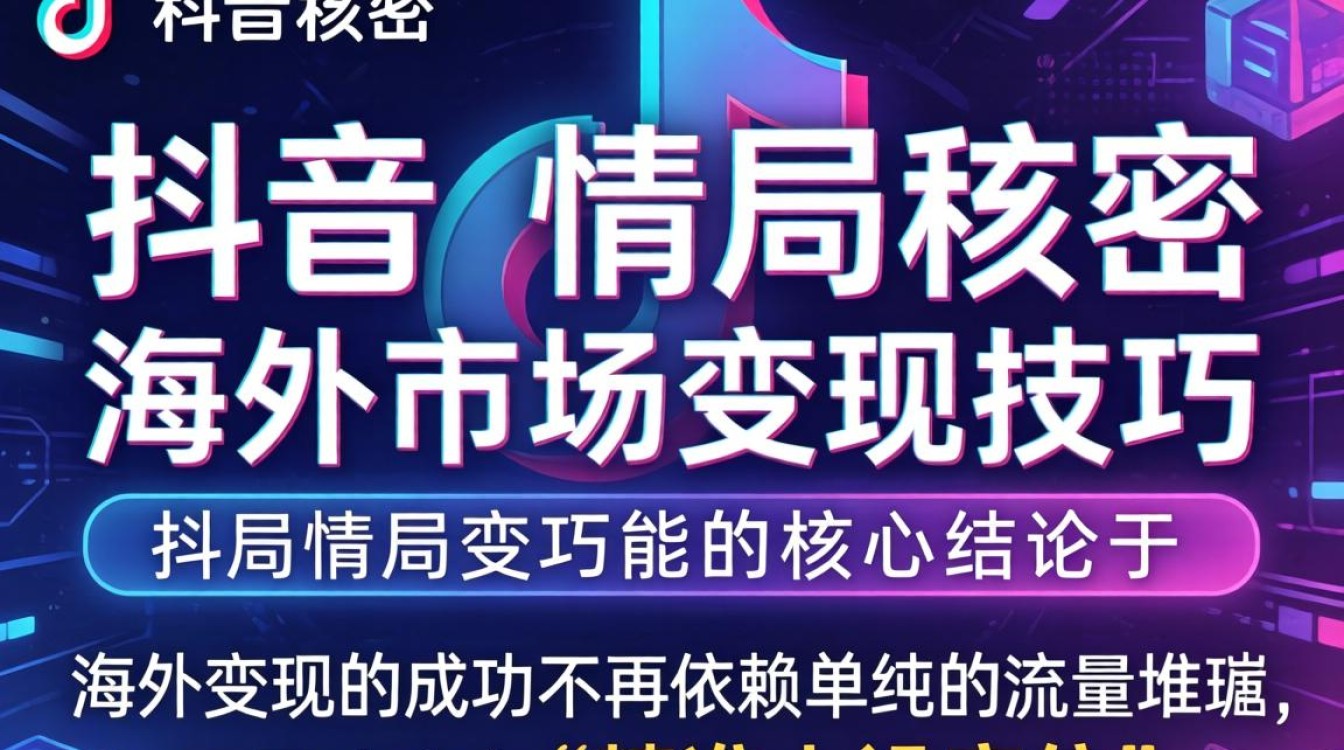TikTok 中情局解密 海外市场变现技巧