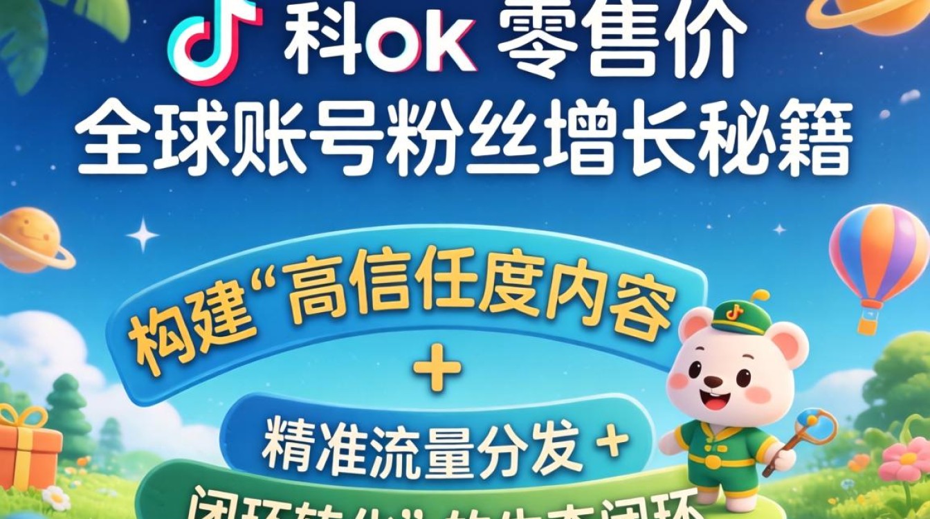 TikTok 零售价全球账号粉丝增长秘籍