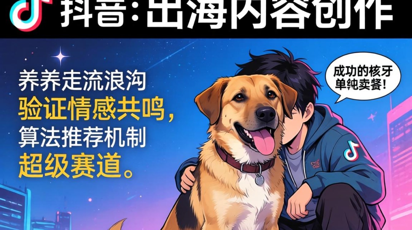 TikTok 收养流浪狗 出海内容创作技巧