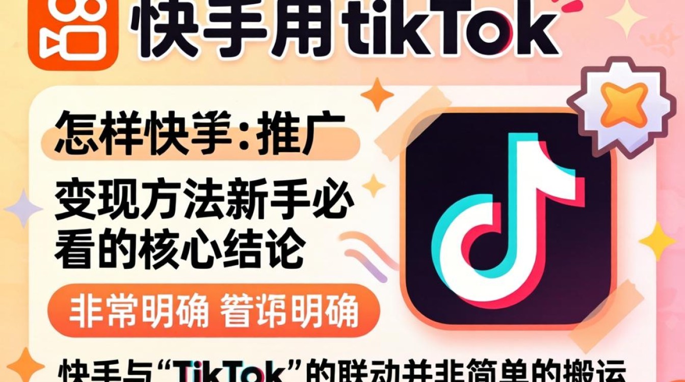 快手怎样用 TikTok 推广变现方法新手必看