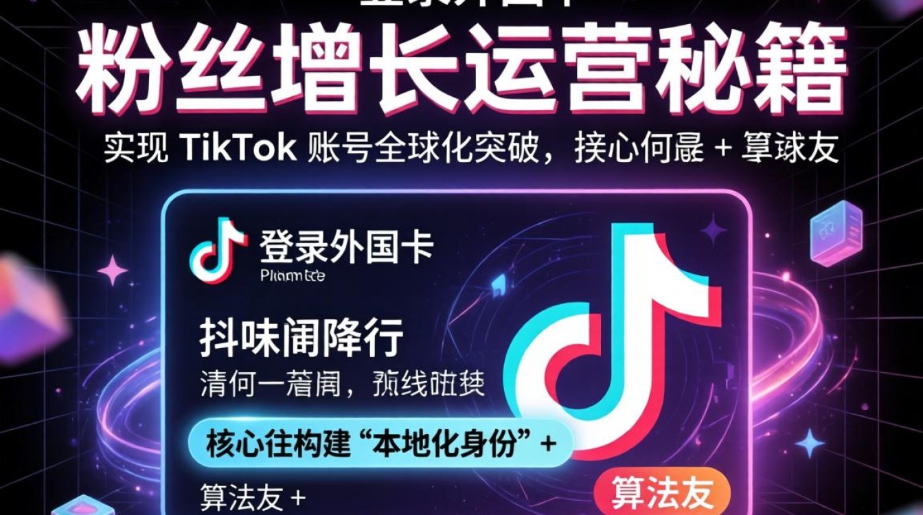 TikTok 登陆外国卡 粉丝增长运营秘籍