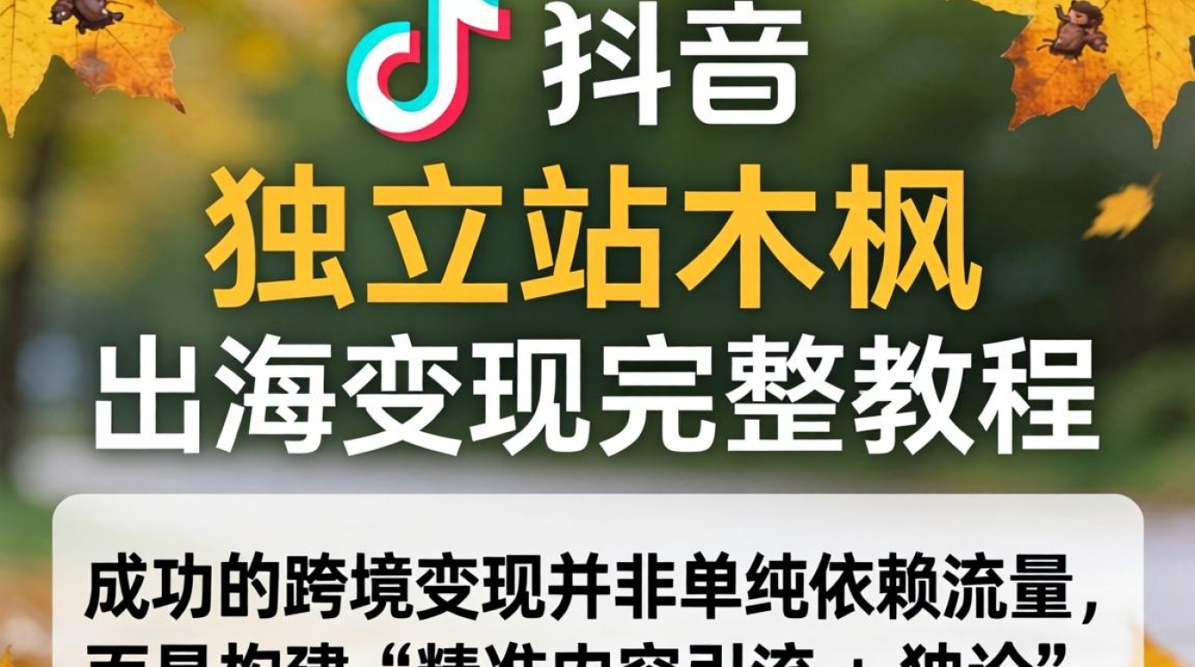 TikTok 独立站木枫 出海变现完整教程