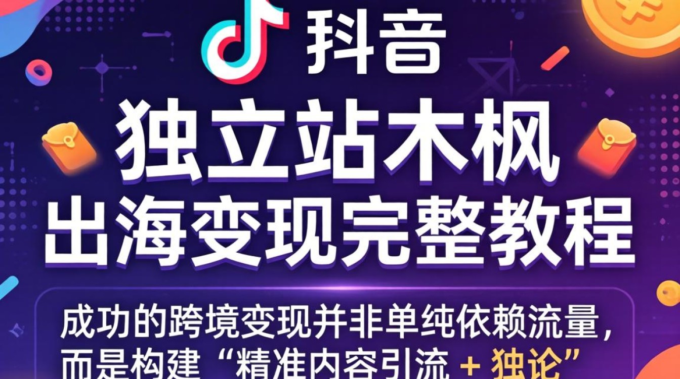 TikTok 独立站木枫 出海变现完整教程