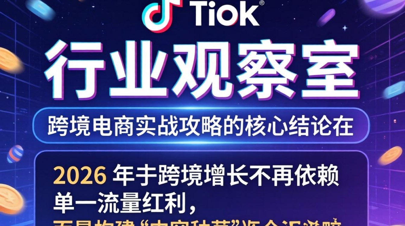 TikTok 行业观察室 跨境电商实战攻略
