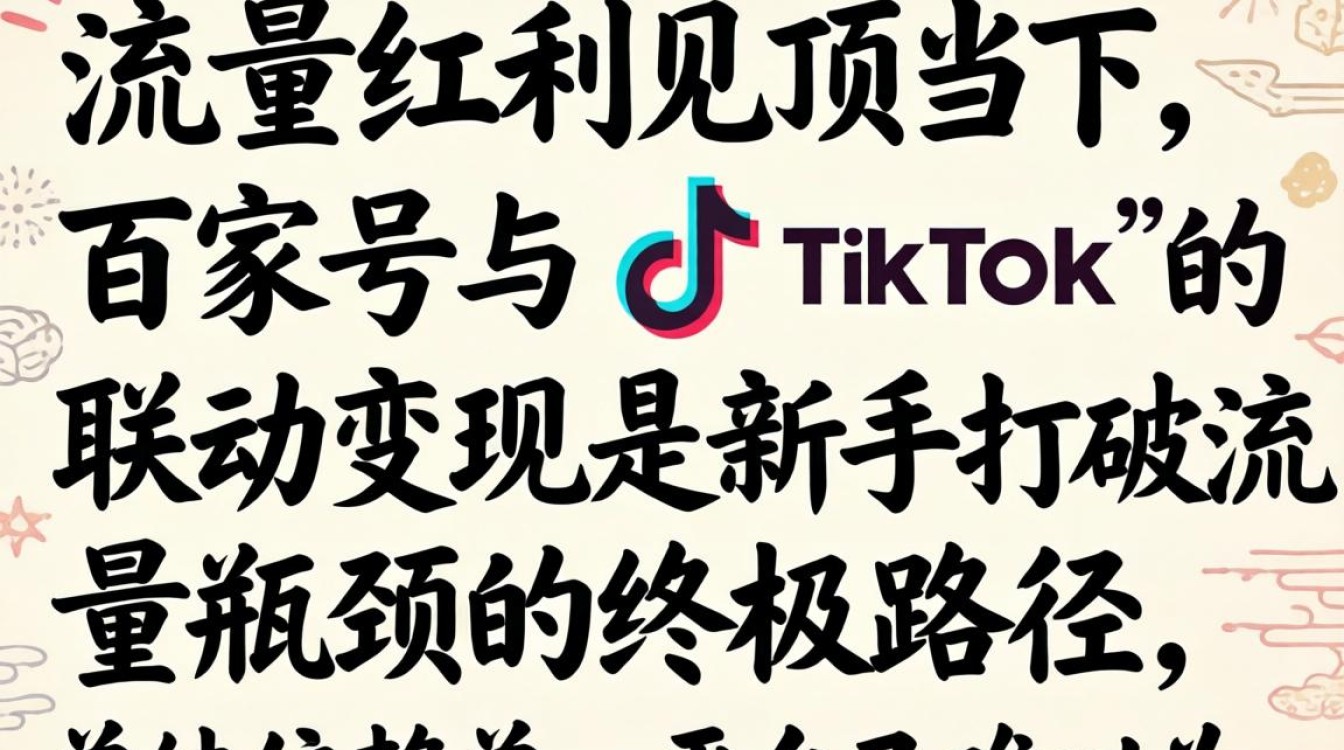 百家号最后一弹 TikTok 变现方法新手入门