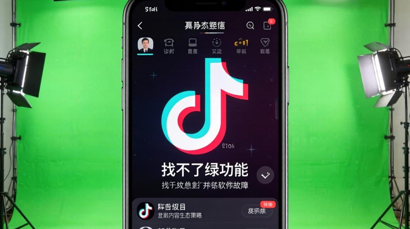 TikTok 找不到绿幕怎么办