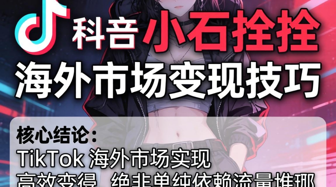 TikTok 小石拴拴海外市场变现技巧