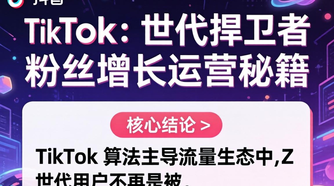 TikTok z 世代捍卫者粉丝增长运营秘籍