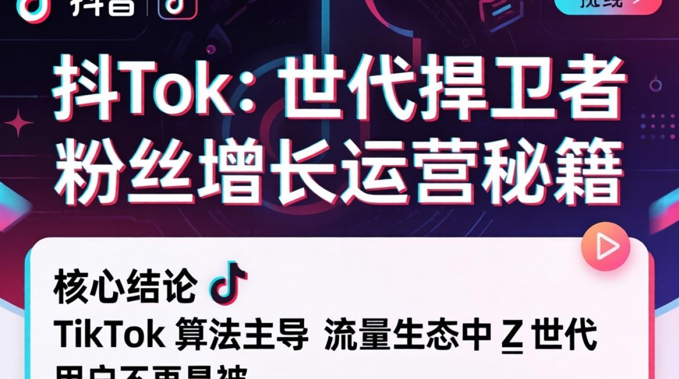 TikTok z 世代捍卫者粉丝增长运营秘籍