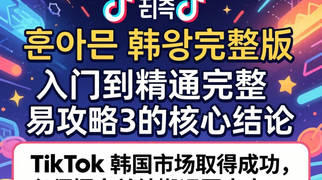 TikTok 韩语完整版从入门到精通完整攻略