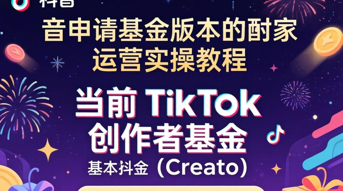 新手如何申请 TikTok 创作者基金