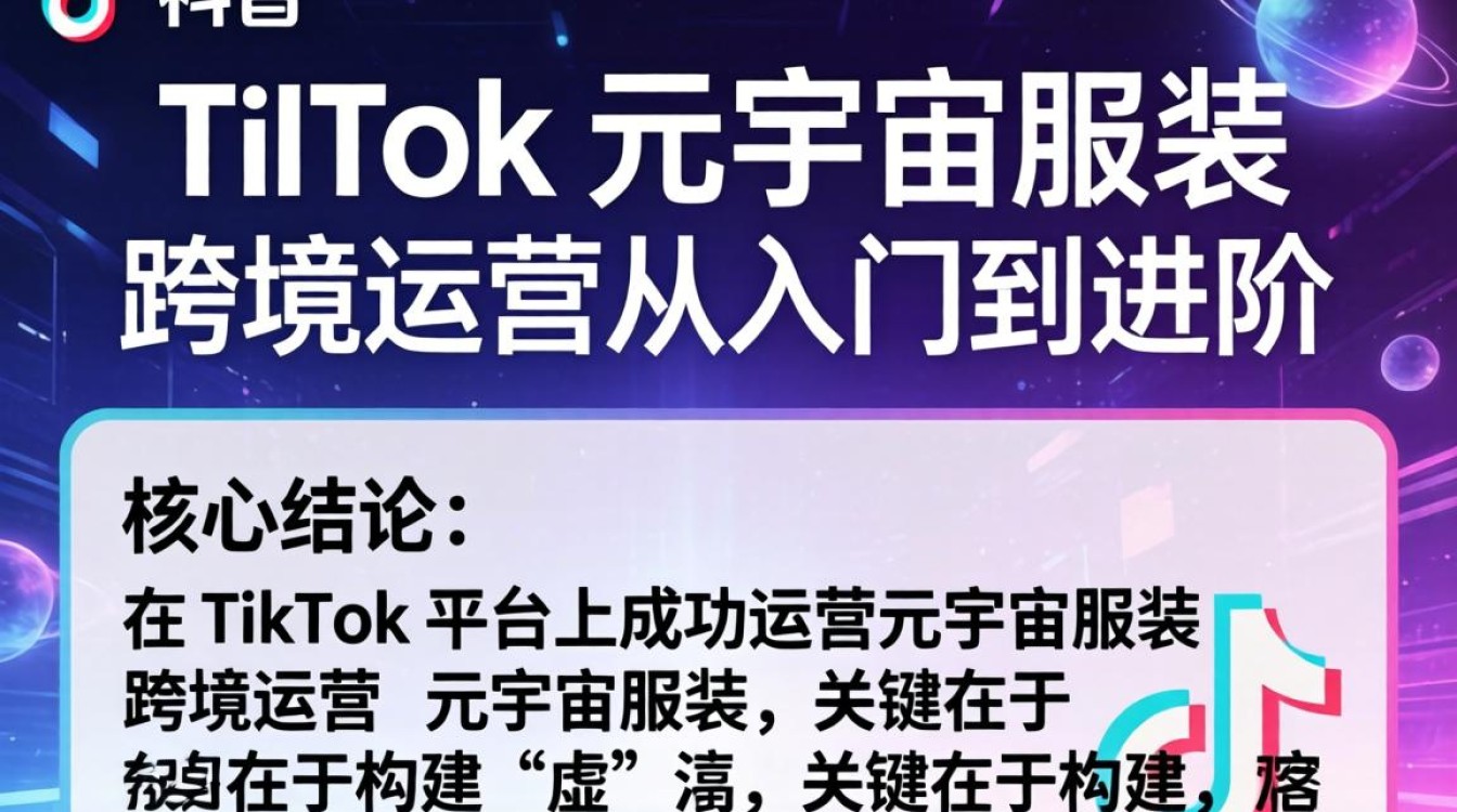 TikTok 元宇宙服装跨境运营从入门到进阶