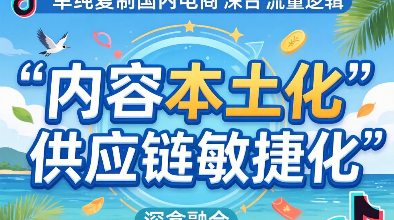 TikTok 和国内电商 跨境运营从入门到进阶