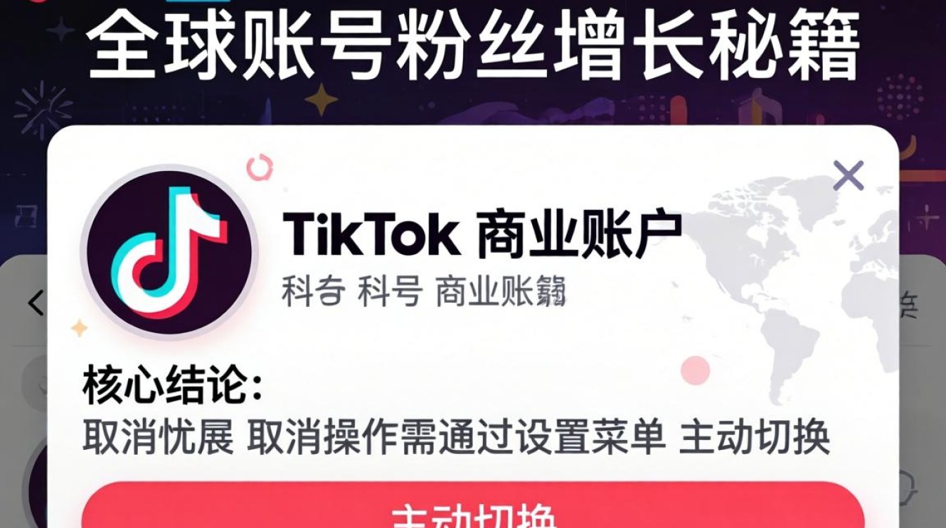 TikTok 商业账户怎么取消