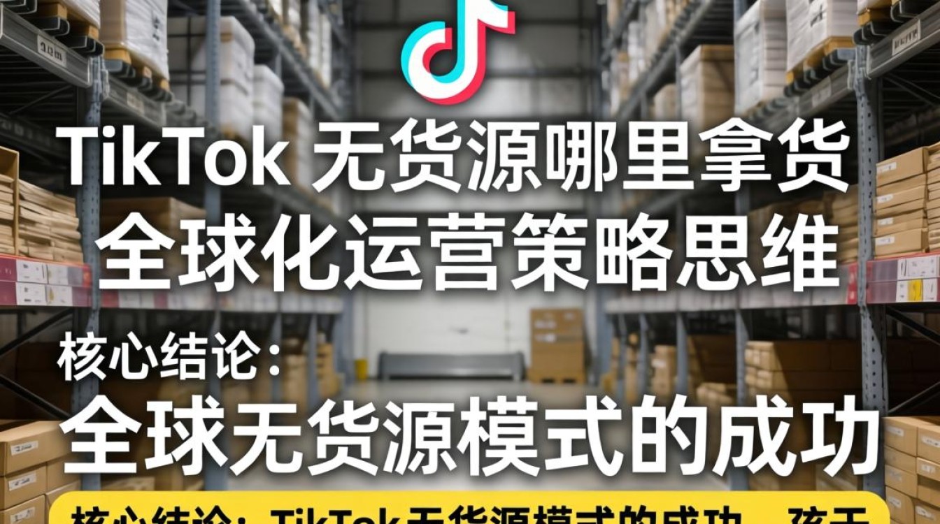 TikTok 无货源选品与全球运营策略