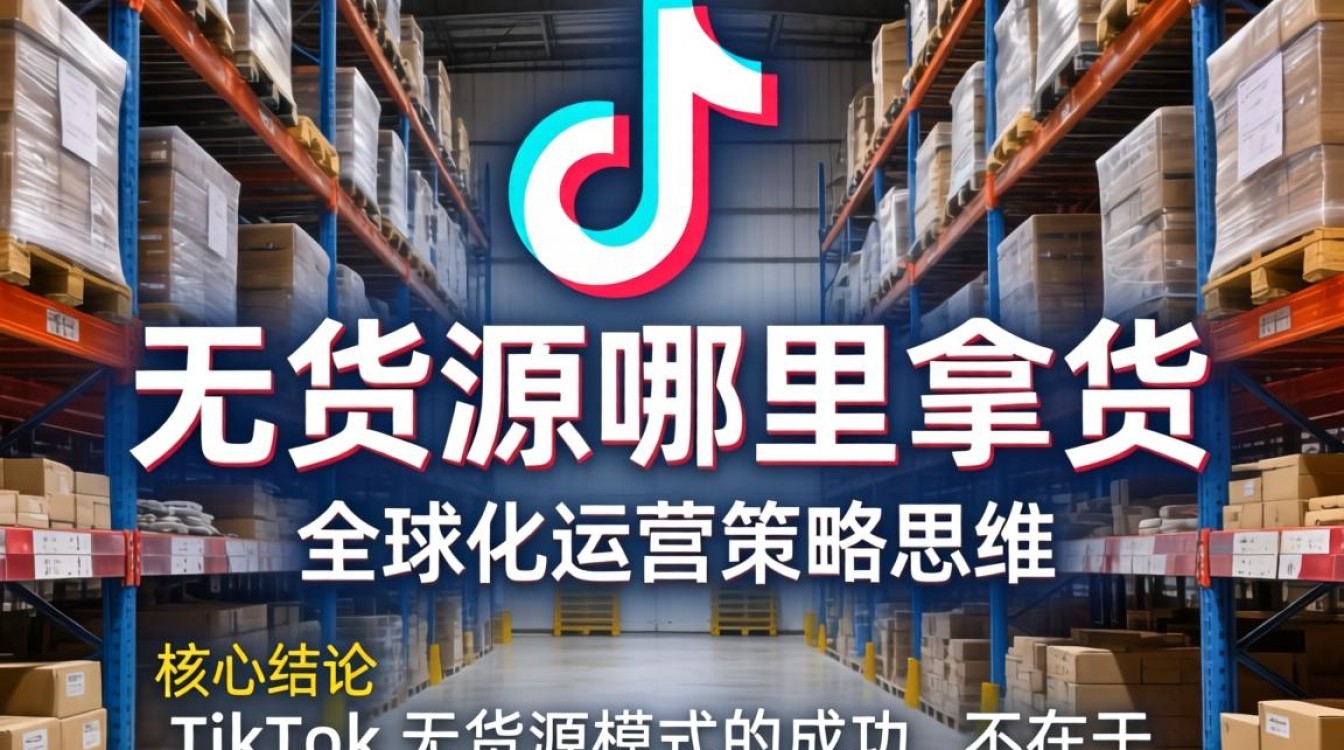 TikTok 无货源选品与全球运营策略