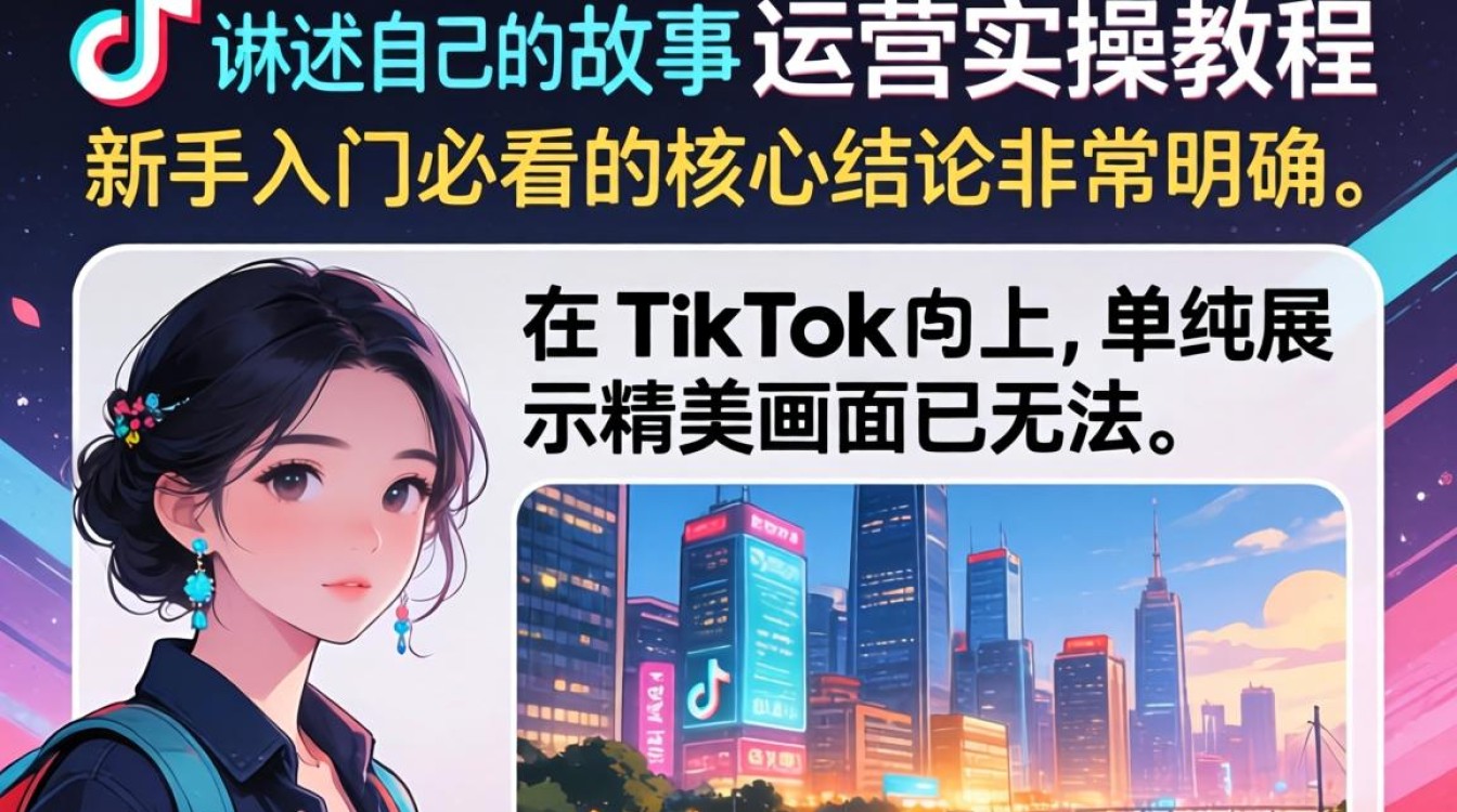 TikTok 讲述自己的故事 运营实操教程