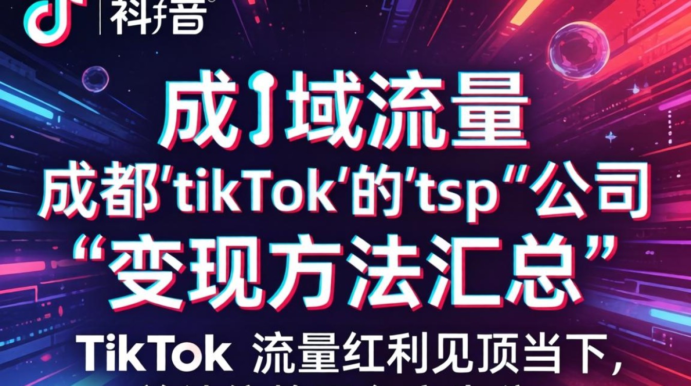 成都TikTok TSP公司变现方法汇总