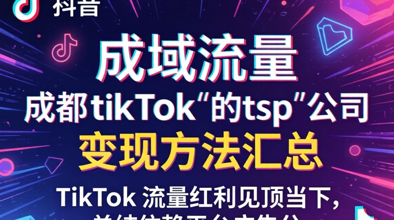 成都TikTok TSP公司变现方法汇总