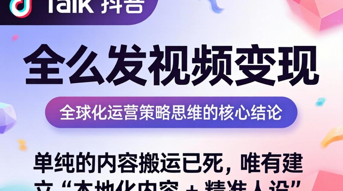TikTok 变现技巧与全球化运营策略