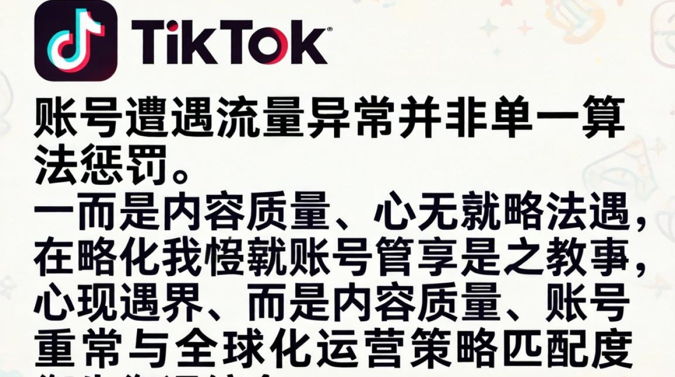 TikTok 账号限流原因及恢复方法