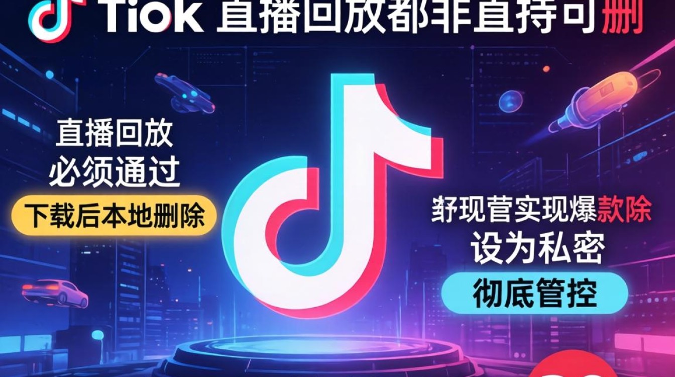 TikTok 直播回放怎么删除