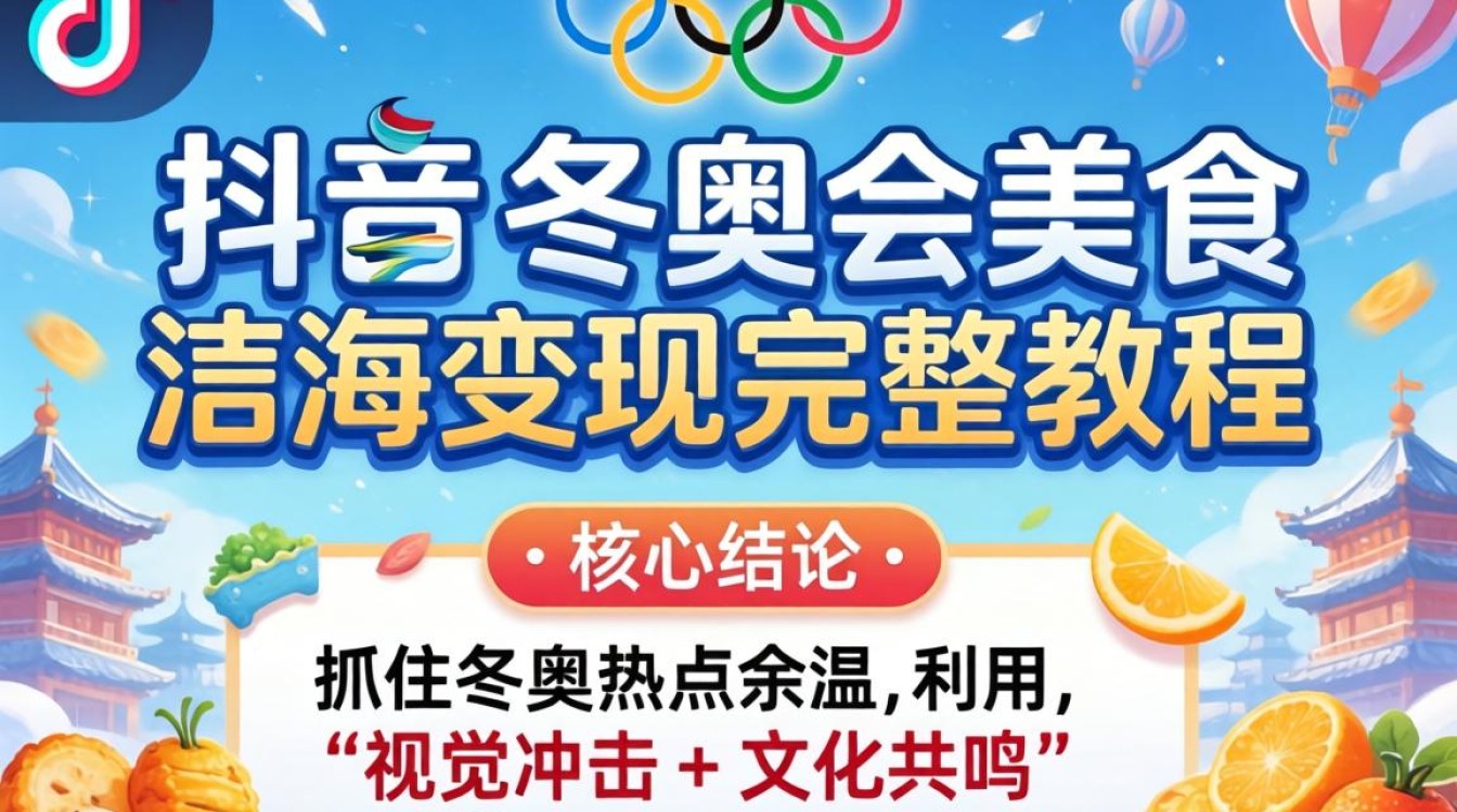 TikTok 冬奥会美食 出海变现完整教程