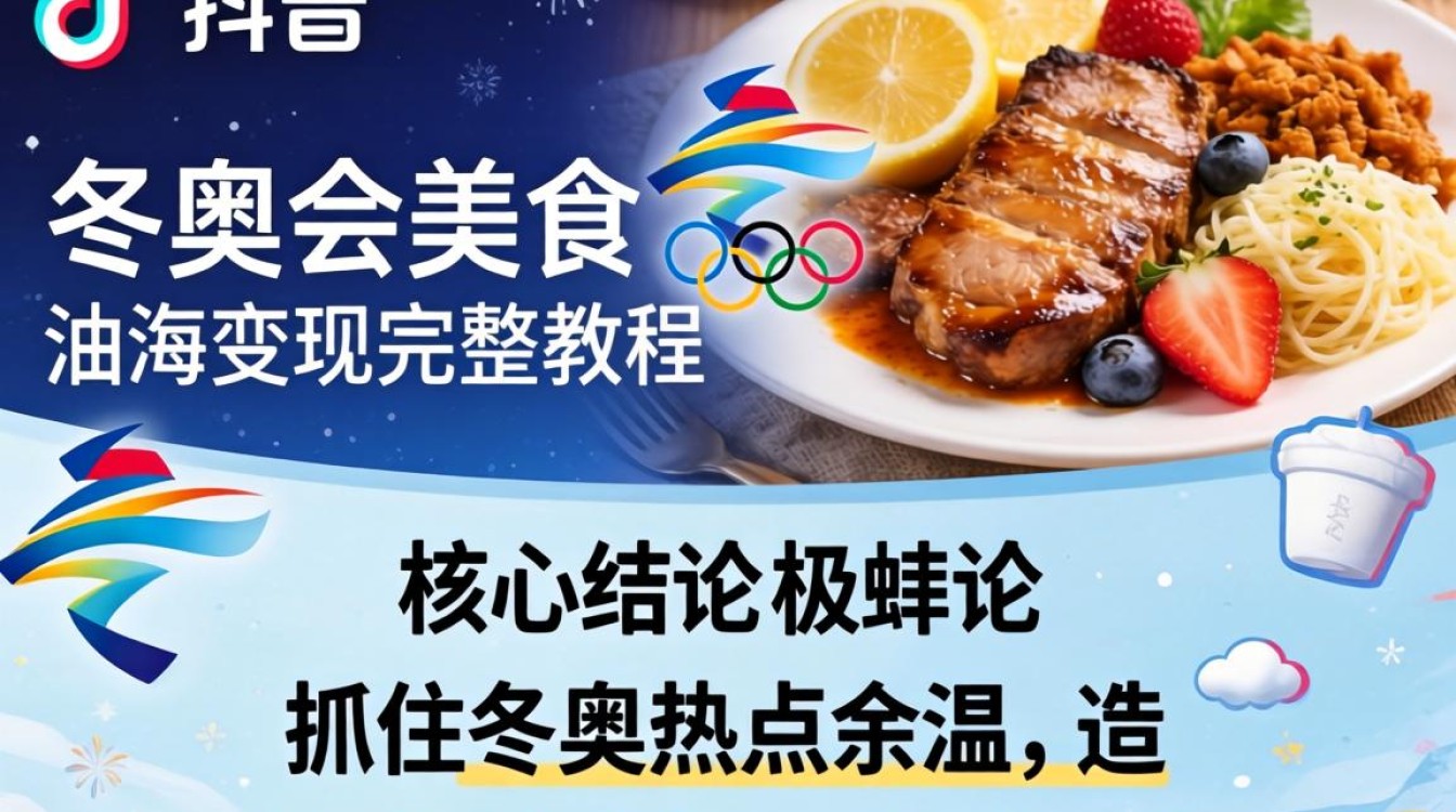 TikTok 冬奥会美食 出海变现完整教程