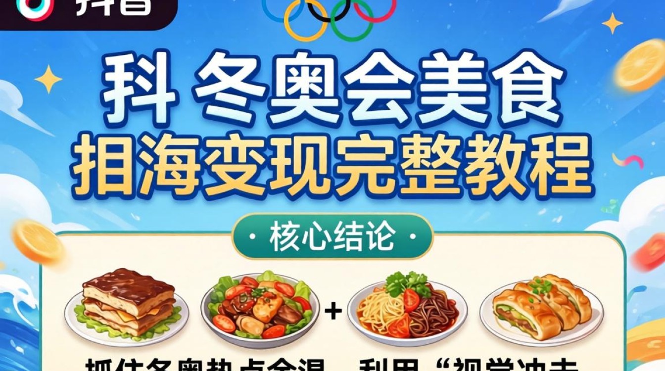 TikTok 冬奥会美食 出海变现完整教程