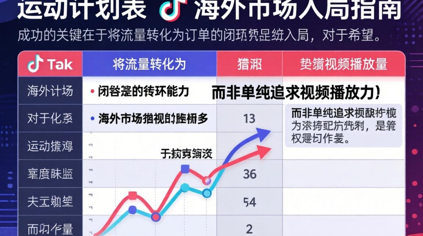 TikTok 运动计划表 海外市场入局指南